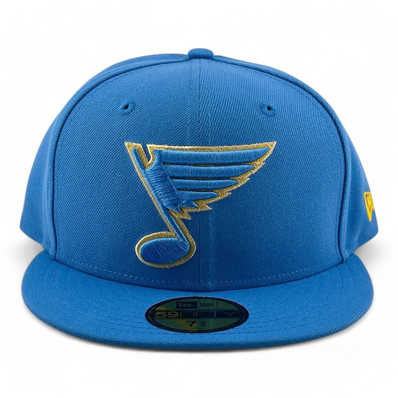 St. Louis Blues Light Blue Gray UV NHL New Era 59FIFTY Fitted Hat