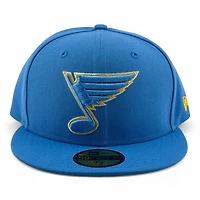 St. Louis Blues Light Blue Gray UV NHL New Era 59FIFTY Fitted Hat