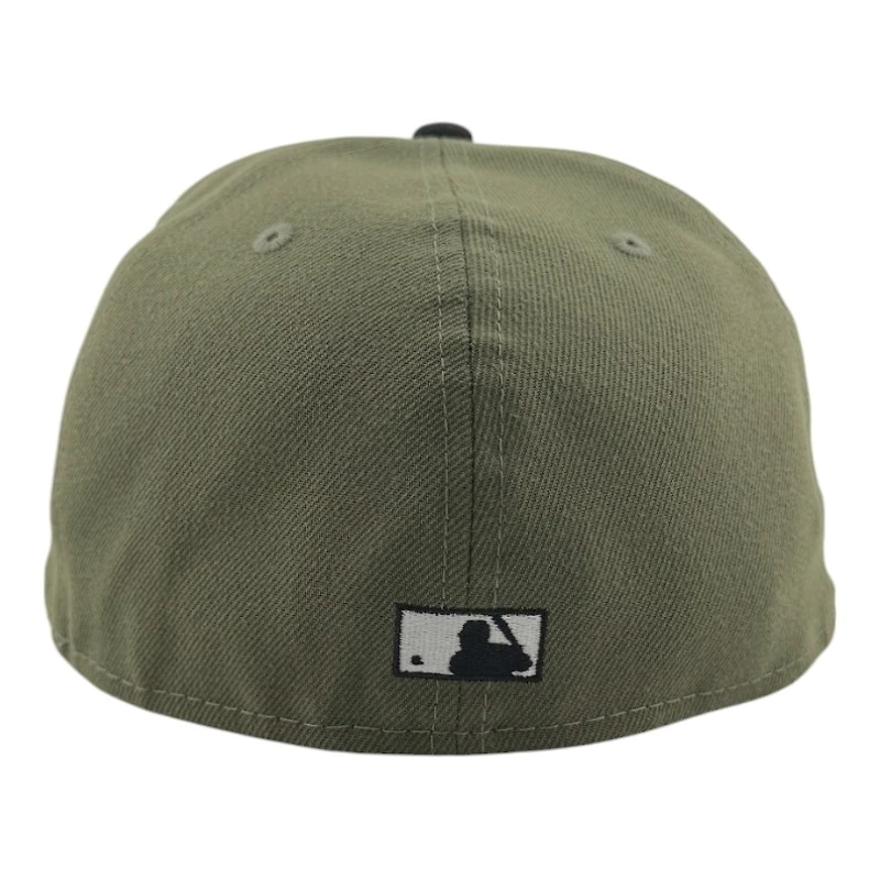 Philadelphia Phillies Olive Green and Black "Olive Script" 2004 Inaugural Patch Gray UV New Era 59FIFTY Fitted Hat