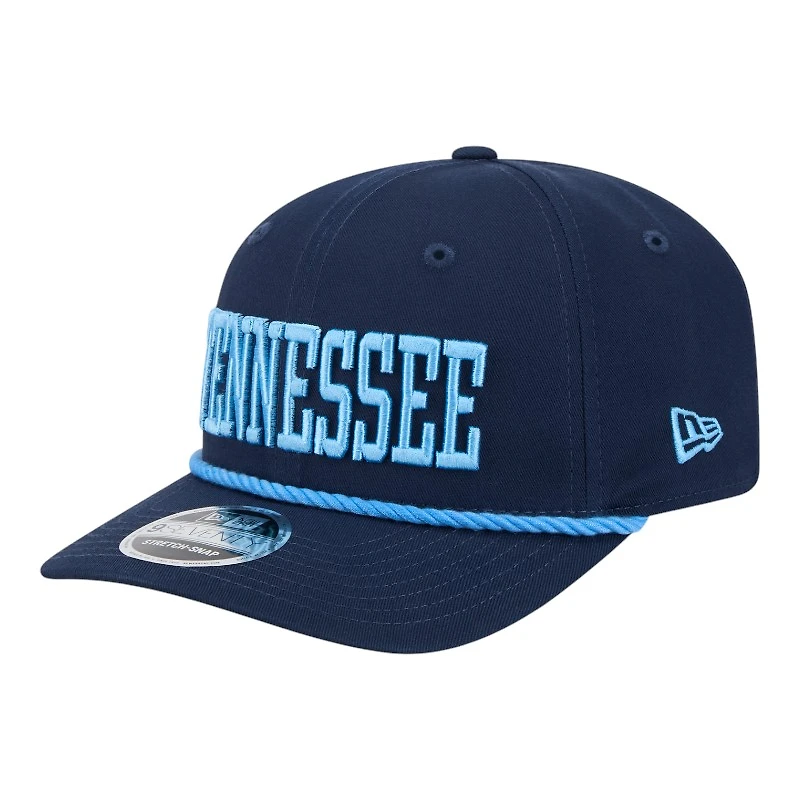 Tennessee Titans Navy with Light Blue Rope New Era 9SEVENTY Stretch Snap Hat