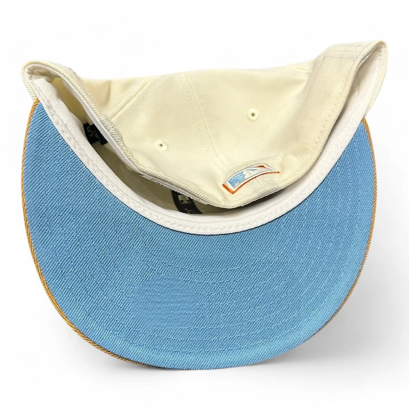 Oakland Athletics Chrome Two Tone 1989 World Series Patch Icy Blue UV New Era 59FIFTY Fitted Hat