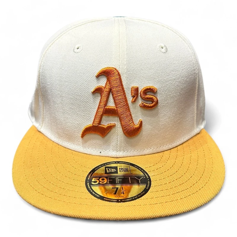 Oakland Athletics Chrome Two Tone 1989 World Series Patch Icy Blue UV New Era 59FIFTY Fitted Hat