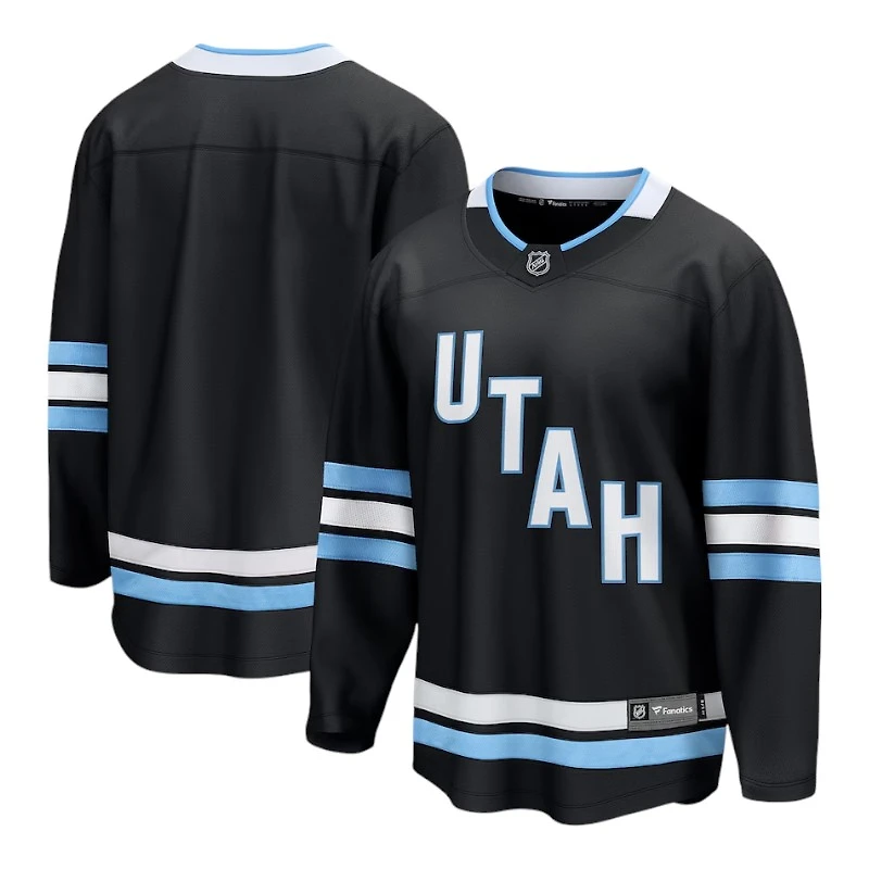 Utah Hockey Club Black NHL Breakaway Blank Jersey