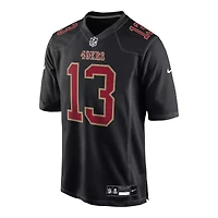 San Francisco 49ers Brock Purdy Carbon Black Nike Fashion Game Jersey