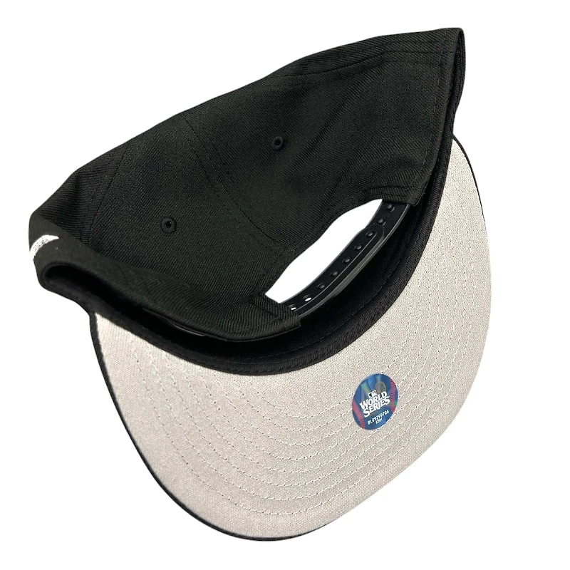 Los Angeles Dodgers Black and White 2024 World Series Champs Stitched Patch Grey UV New Era 9FIFTY Snapback Hat