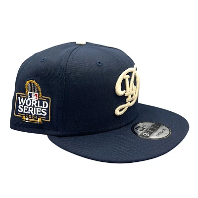 Los Angeles Dodgers Ocean Blue City Connect 2024 World Series Stitched Patch Grey UV New Era 9FIFTY Snapback Hat