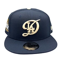 Los Angeles Dodgers Ocean Blue City Connect 2024 World Series Stitched Patch Grey UV New Era 9FIFTY Snapback Hat