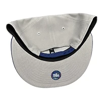 Los Angeles Dodgers Grey and Royal 2024 World Series Champs Front Logo Grey UV New Era 9FIFTY Snapback Hat