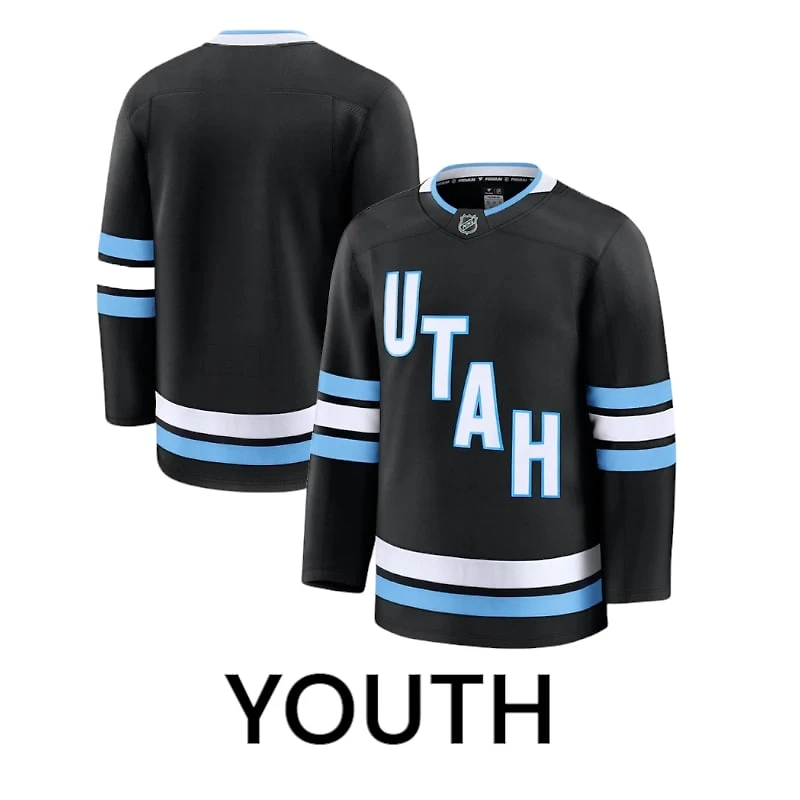 Youth Utah Hockey Club Blank Black Premium NHL Jersey