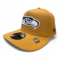 Seattle Seahawks Light Bronze New Era 9FIFTY A-Frame Snapback Hat
