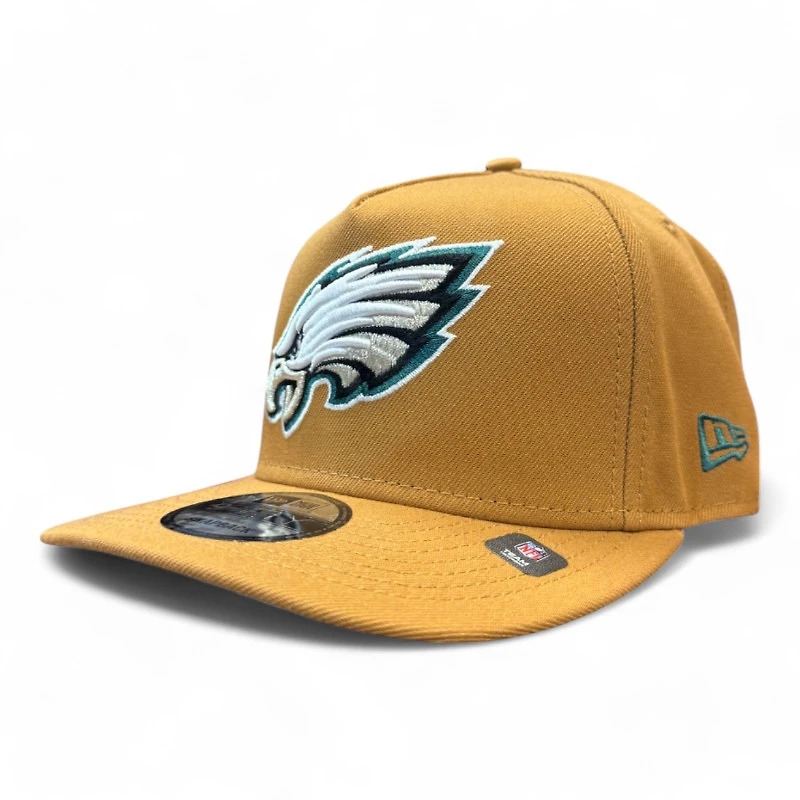 Philadelphia Eagles Light Bronze New Era 9FIFTY A-Frame Snapback Hat
