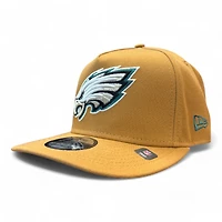 Philadelphia Eagles Light Bronze New Era 9FIFTY A-Frame Snapback Hat