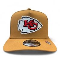 Kansas City Chiefs Light Bronze New Era 9FIFTY A-Frame Snapback Hat