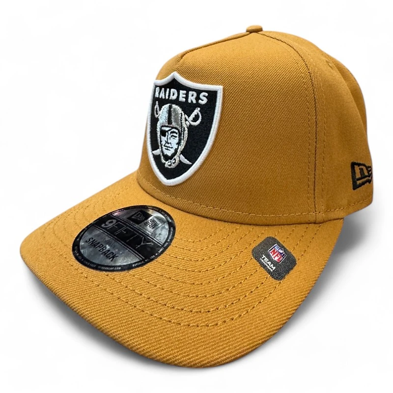 Las Vegas Raiders Light Bronze New Era 9FIFTY A-Frame Snapback Hat