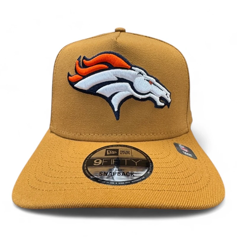Denver Broncos Light Bronze New Era 9FIFTY A-Frame Snapback Hat
