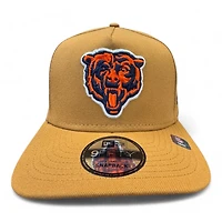 Chicago Bears Light Bronze New Era 9FIFTY A-Frame Snapback Hat