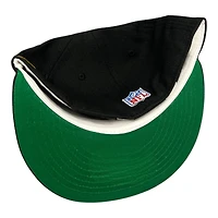 Pittsburgh Steelers Black 2003 Draft Patch Green UV NFL New Era 59FIFTY Fitted Hat