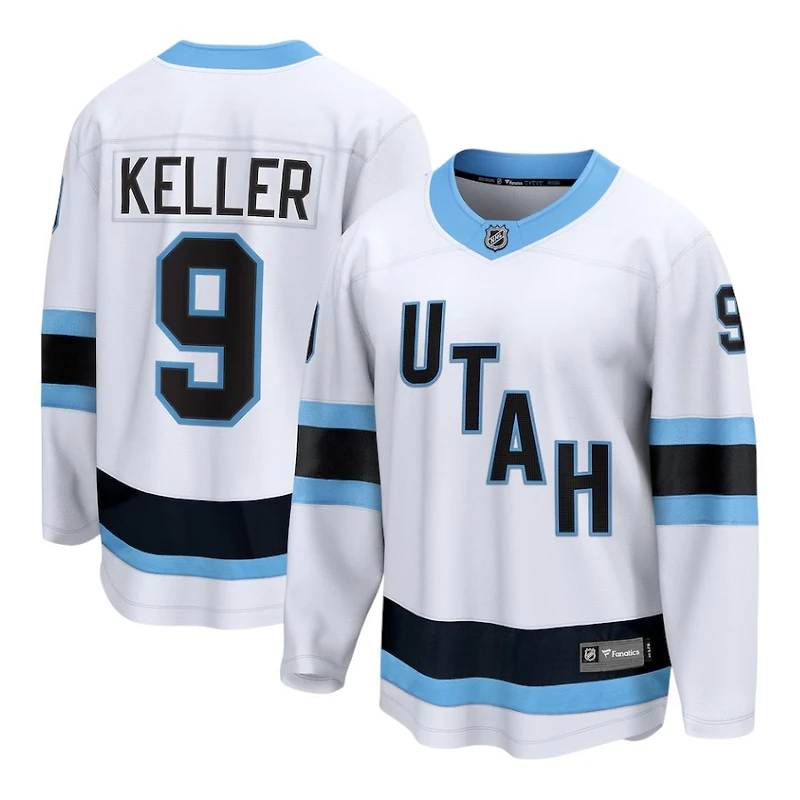 Utah Hockey Club Clayton Keller White NHL Breakaway Player Jersey