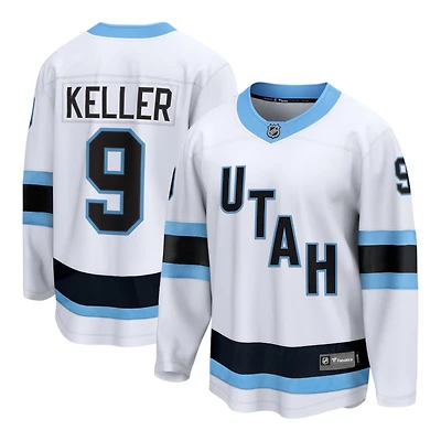 Utah Hockey Club Clayton Keller White NHL Breakaway Player Jersey