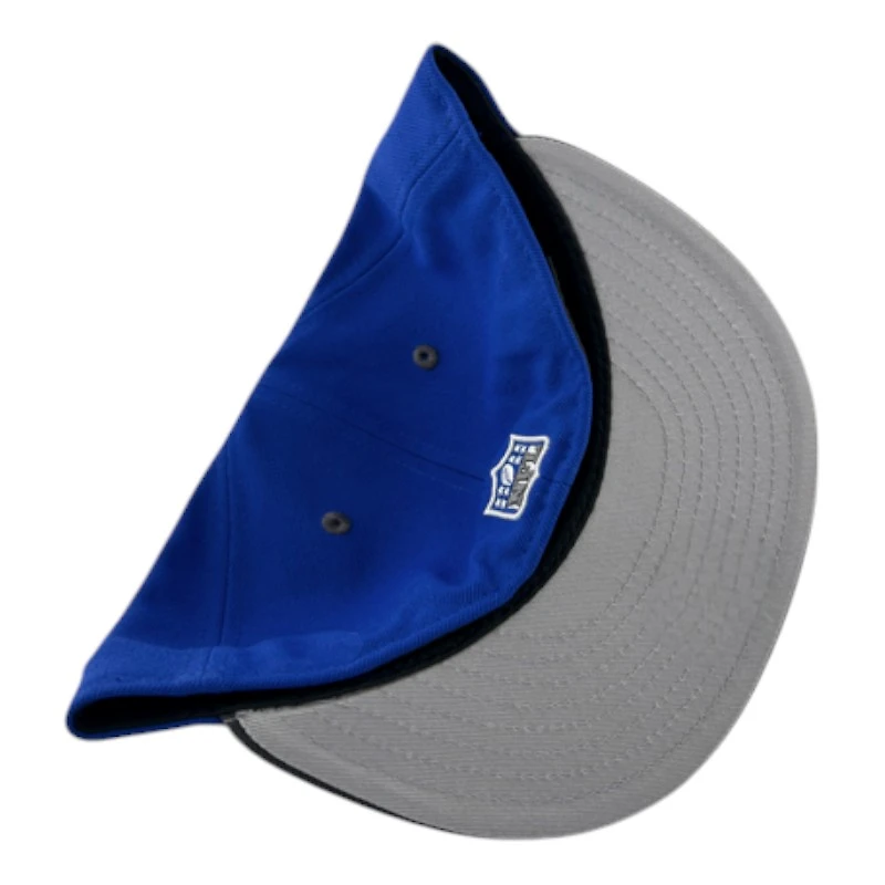 Los Angeles Rams Royal Blue and Dark Gray Script UV New Era 59FIFTY Fitted Hat