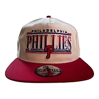 Philadelphia Phillies Chrome and Red Golfer Hat New Era Snapback Hat