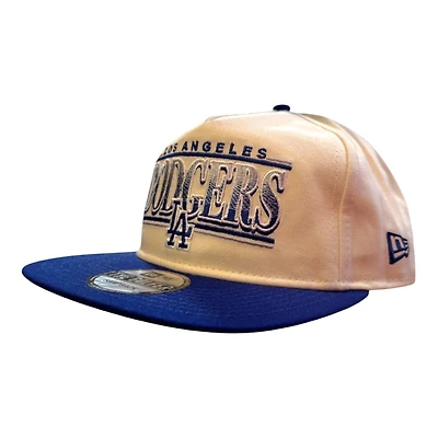 Los Angeles Dodgers Chrome and Royal Blue Golfer Hat New Era Snapback Hat