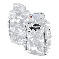 Youth Buffalo Bills 2024 Salute to Service Arctic Camo Nike Pullover Hoodie