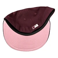 Los Angeles Dodgers Maroon "Pinky Collection" 50th Anniversary Patch Pink UV New Era 59FIFTY Fitted Hat