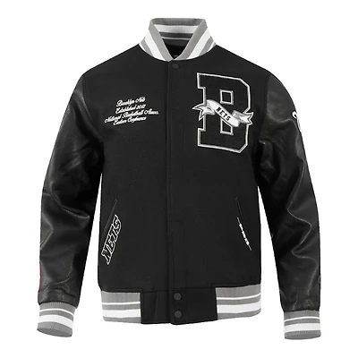 Brooklyn Nets Team Pennants Pro Standard Rib Wool Varsity Jacket