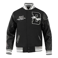 Brooklyn Nets Team Pennants Pro Standard Rib Wool Varsity Jacket