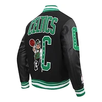 Boston Celtics Mashup Pro Standard Rib Wool Varsity Jacket
