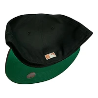 Atlanta Braves Black and Walnut 1999 World Series Patch Green UV New Era 59FIFTY Fitted Hat