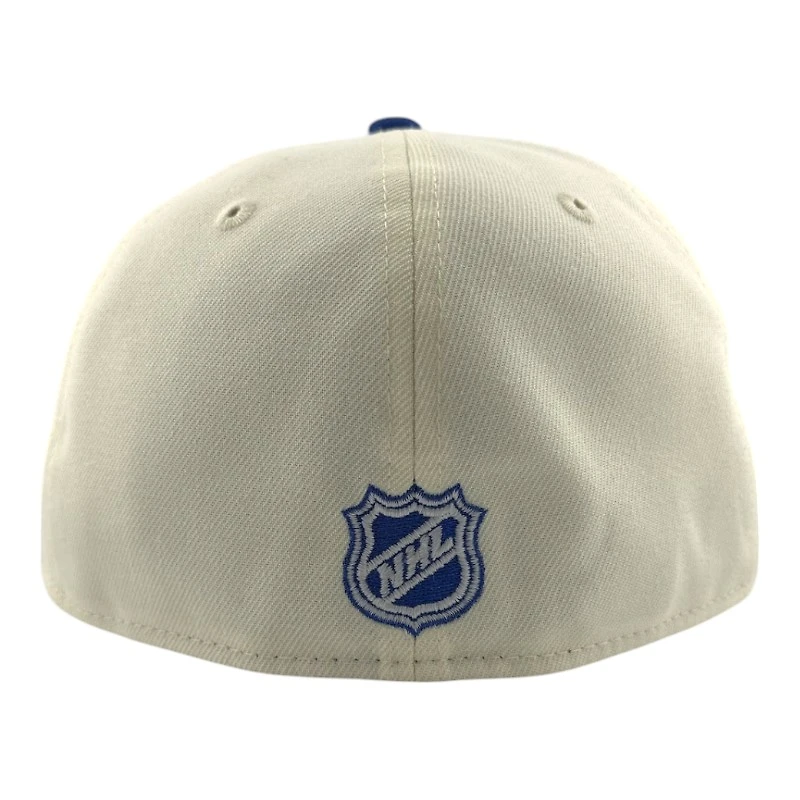 Toronto Maple Leafs Chrome and Royal Blue Icy UV NHL New Era 59FIFTY Fitted Hat