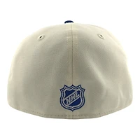 Toronto Maple Leafs Chrome and Royal Blue Icy UV NHL New Era 59FIFTY Fitted Hat