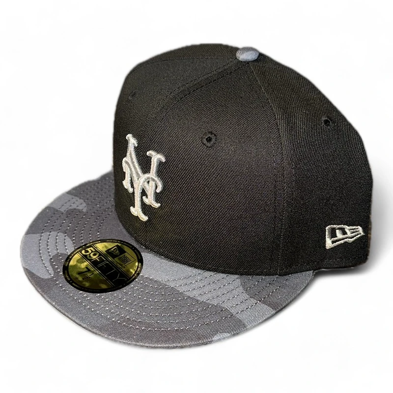 New York Mets Black and Camo Gray UV Era 59FIFTY Fitted Hat