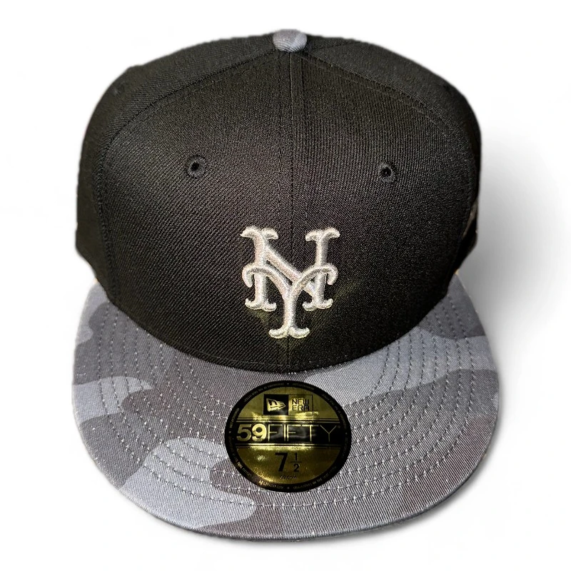 New York Mets Black and Camo Gray UV Era 59FIFTY Fitted Hat