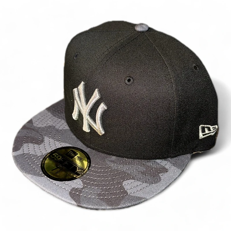 New York Yankees Black and Camo Gray UV Era 59FIFTY Fitted Hat
