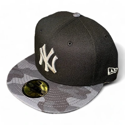 New York Yankees Black and Camo Gray UV Era 59FIFTY Fitted Hat