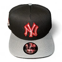 New York Yankees 1999 WS Patch Gray UV New Era A-Frame Snapback Hat