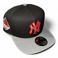 New York Yankees 1999 WS Patch Gray UV New Era A-Frame Snapback Hat