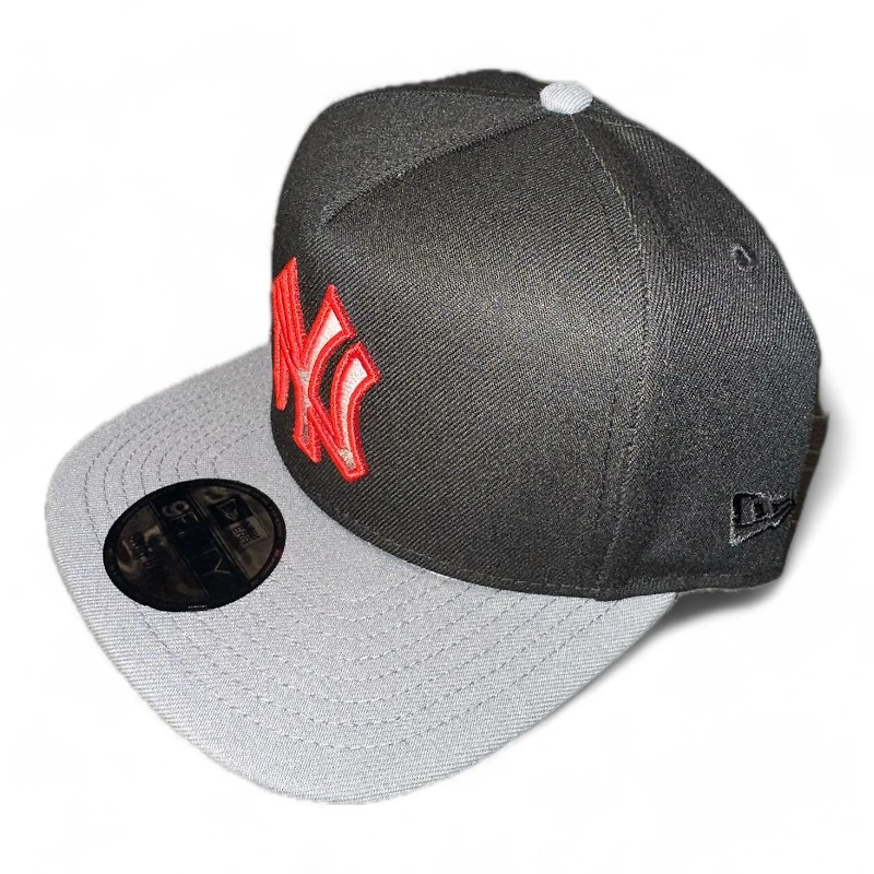 New York Yankees 1999 WS Patch Gray UV New Era A-Frame Snapback Hat