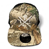 Philadelphia Phillies Realtree and Black Trucker Gray UV New Era A-Frame Snapback Hat