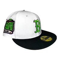 Boston Red Sox White and Black 1999 ASG Patch Gray UV 59FIFTY Fitted Hat