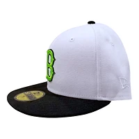 Boston Red Sox White and Black 1999 ASG Patch Gray UV 59FIFTY Fitted Hat