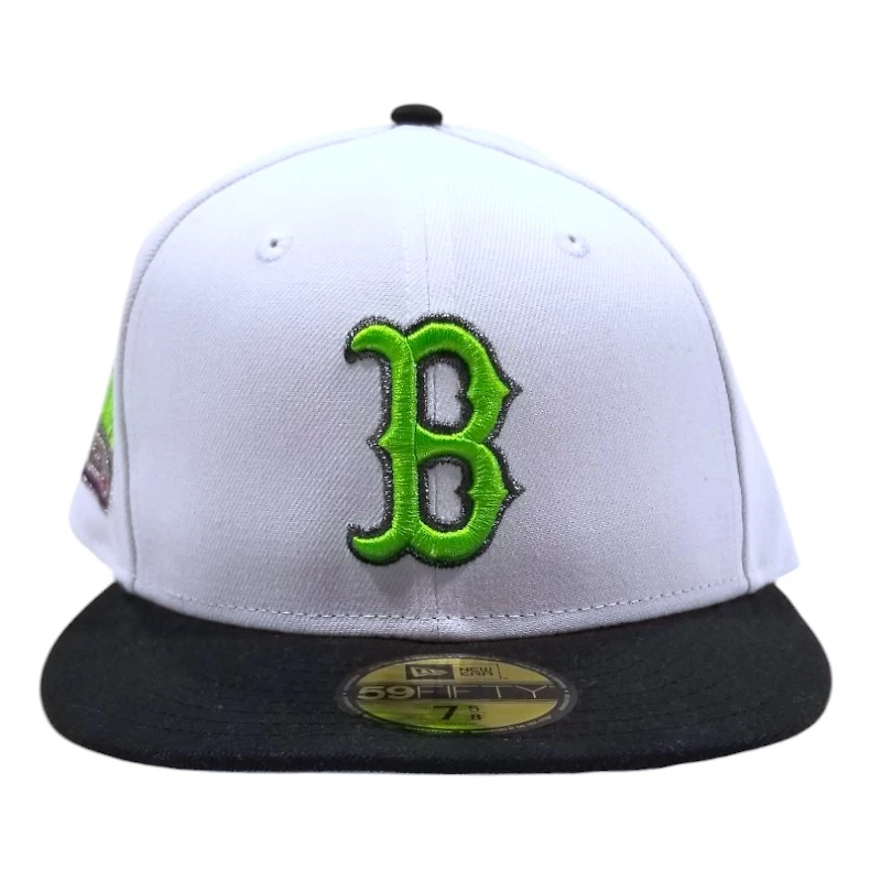 Boston Red Sox White and Black 1999 ASG Patch Gray UV 59FIFTY Fitted Hat