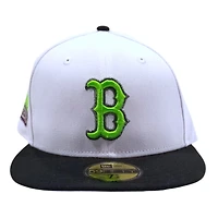 Boston Red Sox White and Black 1999 ASG Patch Gray UV 59FIFTY Fitted Hat