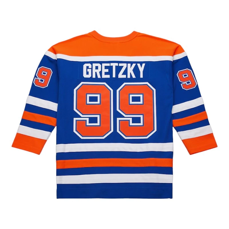 Edmonton Oilers Wayne Gretzky Royal Blue NHL Power Play Player Jersey