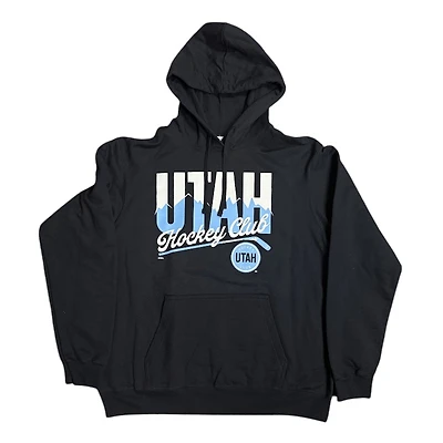 Utah Hockey Club Black Mountain Scipt Logo Pullover Hoodie