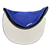 Los Angeles Dodgers Royal Blue 2024 World Series Champions Cursive Gray UV New Era 59FIFTY Fitted Hat