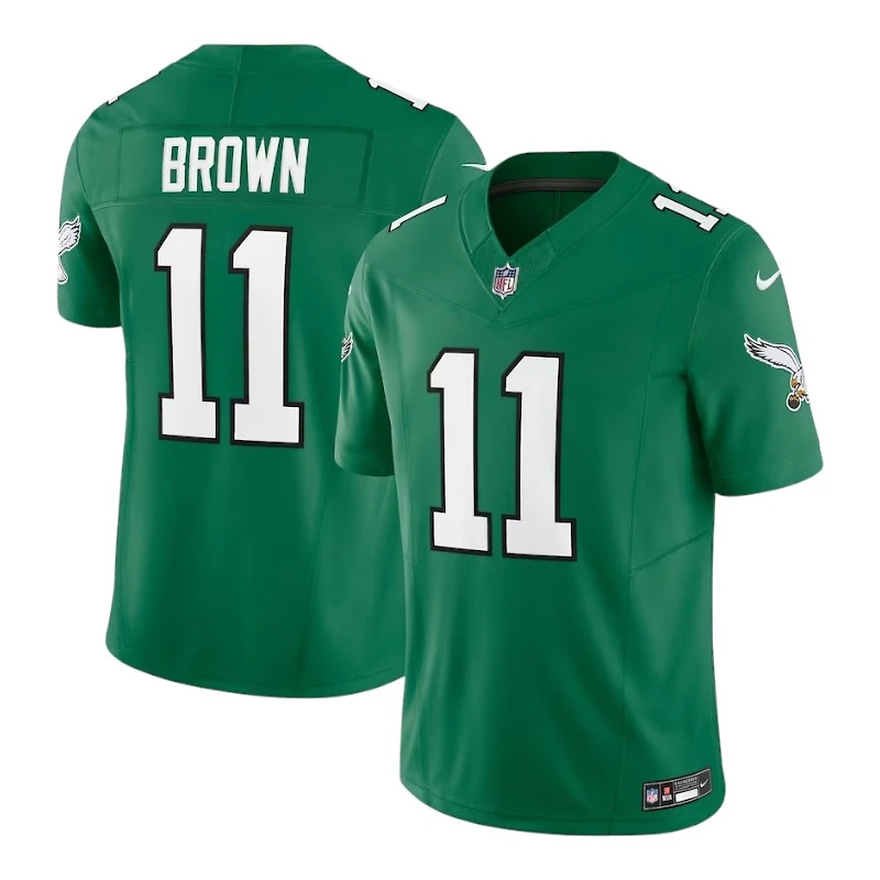 Philadelphia Eagles A.J. Brown Kelly Green Nike Vapor F.U.S.E Limited Jersey